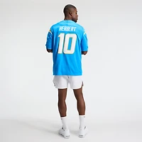 Men's Nike Justin Herbert Powder Blue Los Angeles Chargers Vapor F.U.S.E. Stitched Limited Jersey