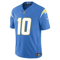 Men's Nike Justin Herbert Powder Blue Los Angeles Chargers Vapor F.U.S.E. Stitched Limited Jersey