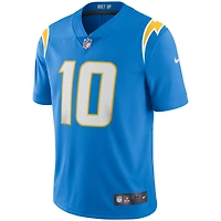 Maillot Nike Justin Herbert pour homme, bleu poudre, Los Angeles Chargers Vapor Limited