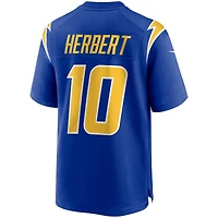 Maillot Nike Justin Herbert Royal Los Angeles Chargers 2e match alternatif pour homme