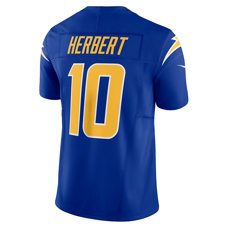 Nike Justin Herbert Royal Los Angeles Chargers Vapor F.U.S.E. Maillot limité