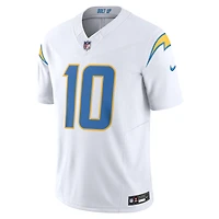 Nike Justin Herbert pour homme Blanc Los Angeles Chargers Vapor F.U.S.E. Maillot limité