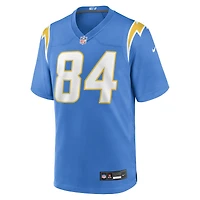 Men's Nike KeAndre Lambert-Smith  Powder Blue Los Angeles Chargers Team Game Jersey