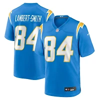 Men's Nike KeAndre Lambert-Smith  Powder Blue Los Angeles Chargers Team Game Jersey