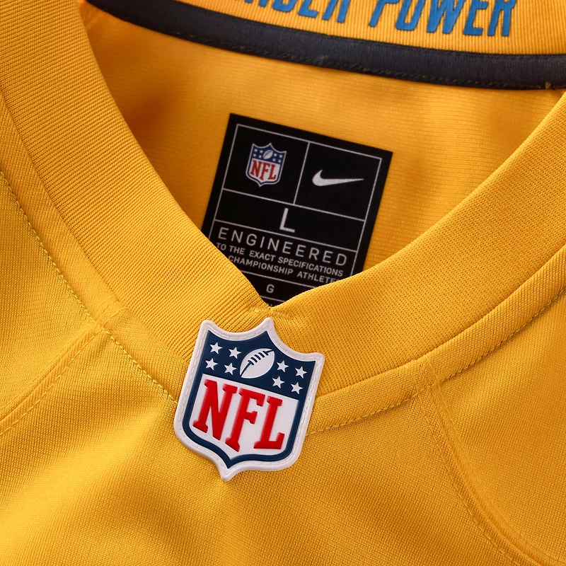 Men's Nike Keenan Allen  Gold Los Angeles Chargers Alternate Charger Power Game Jersey