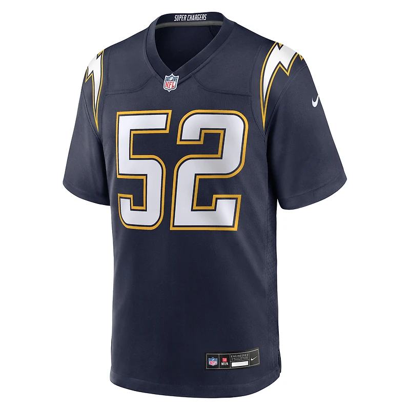 Men's Nike Khalil Mack Gold Los Angeles Chargers Alternate Charger Power Game Player Jersey