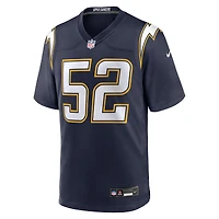 Men's Nike Khalil Mack Gold Los Angeles Chargers Alternate Charger Power Game Player Jersey