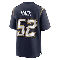 Men's Nike Khalil Mack Gold Los Angeles Chargers Alternate Charger Power Game Player Jersey