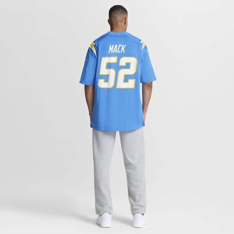 Men's Nike Khalil Mack Powder Blue Los Angeles Chargers Game Jersey