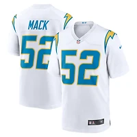 Maillot de match Nike Khalil Mack des Chargers Los Angeles pour homme, blanc