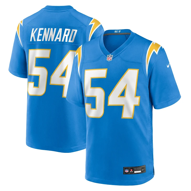 Men's Nike Kyle Kennard Powder Blue Los Angeles Chargers Team Game Jersey