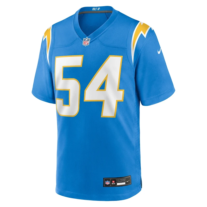 Men's Nike Kyle Kennard Powder Blue Los Angeles Chargers Team Game Jersey