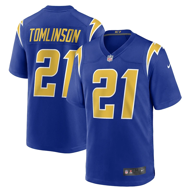 Maillot de joueur retraité Nike LaDainian Tomlinson Royal Los Angeles Chargers pour homme