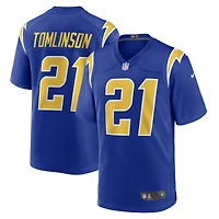 Maillot de joueur retraité Nike LaDainian Tomlinson Royal Los Angeles Chargers pour homme