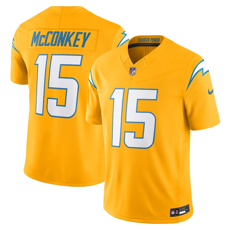 Men's Nike Ladd McConkey Powder Blue Los Angeles Chargers Team Vapor F.U.S.E. Limited Jersey