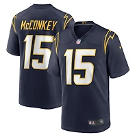 Men's Nike Ladd McConkey Navy Los Angeles Chargers Alternate Game Jersey
