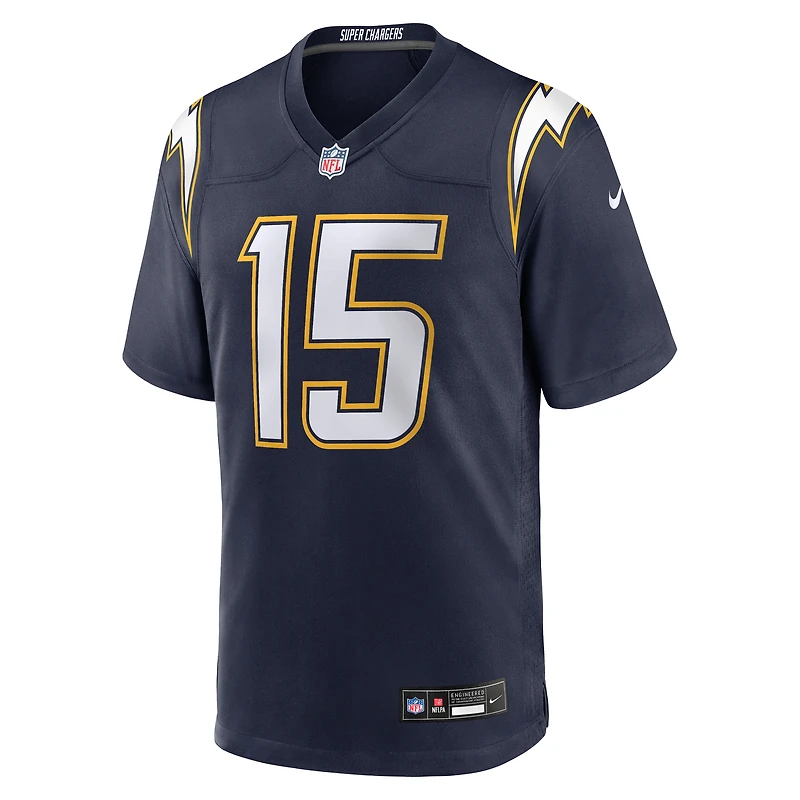 Men's Nike Ladd McConkey Navy Los Angeles Chargers Alternate Super Game Player Jersey