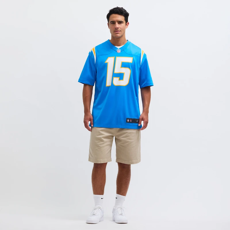 Men's Nike Ladd McConkey Powder Blue Los Angeles Chargers  Player Game Jersey