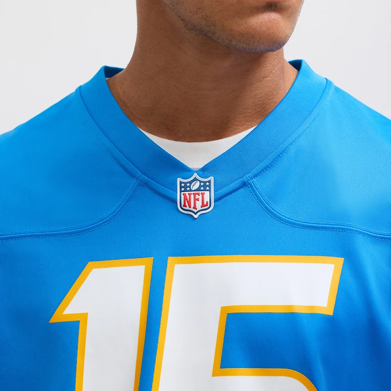 Maillot de jeu Nike Ladd McConkey bleu poudre pour homme des Los Angeles Chargers