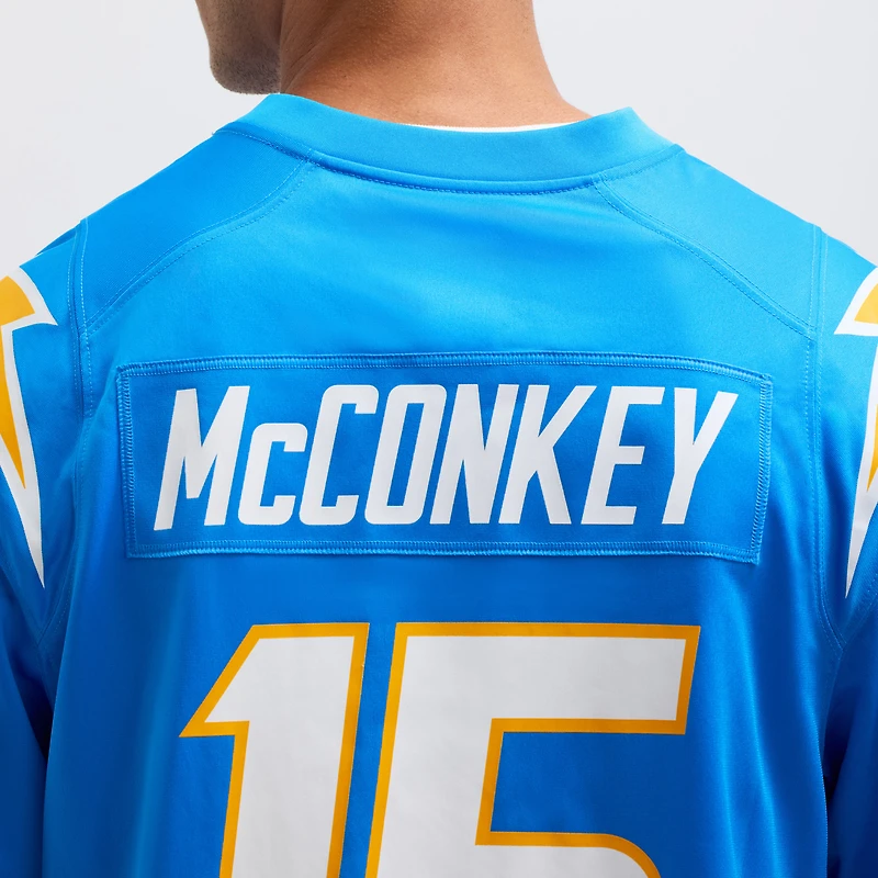 Men's Nike Ladd McConkey Powder Blue Los Angeles Chargers  Player Game Jersey