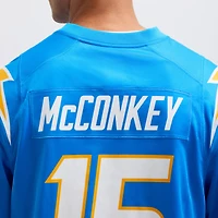 Men's Nike Ladd McConkey Powder Blue Los Angeles Chargers  Player Game Jersey
