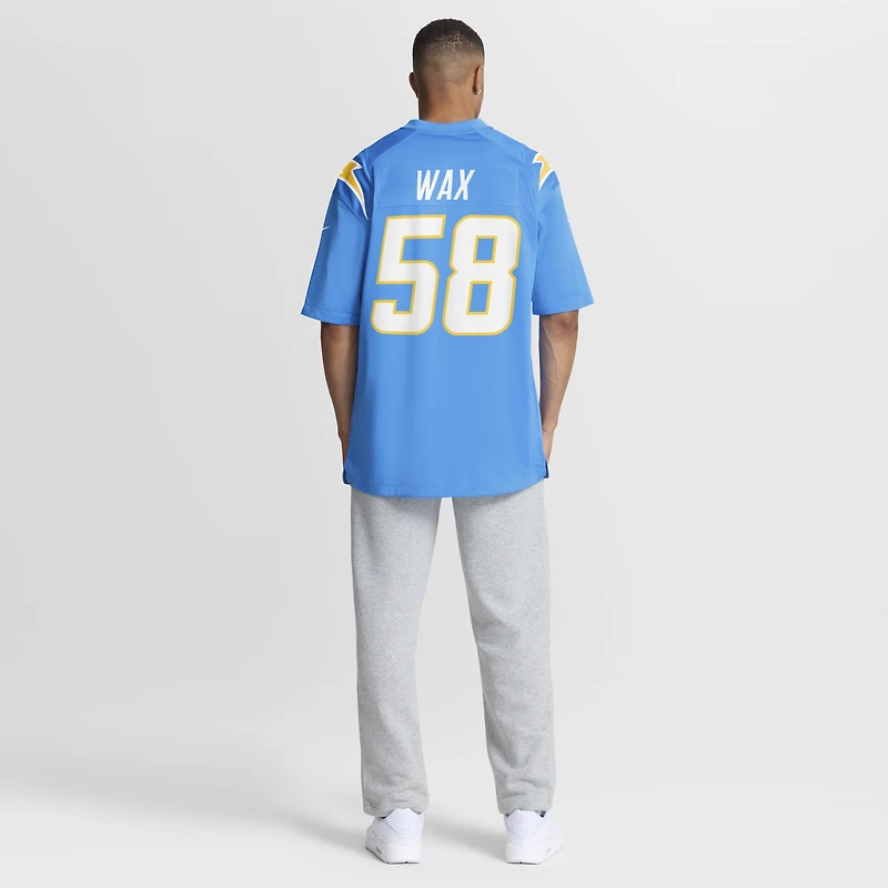 Men's Nike Marlowe Wax Powder Blue Los Angeles Chargers Team Game Jersey