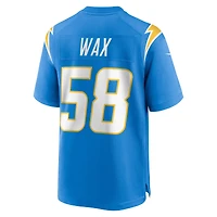 Maillot Nike Marlowe Wax bleu poudre pour homme des Los Angeles Chargers