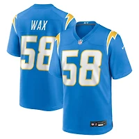 Maillot Nike Marlowe Wax bleu poudre pour homme des Los Angeles Chargers