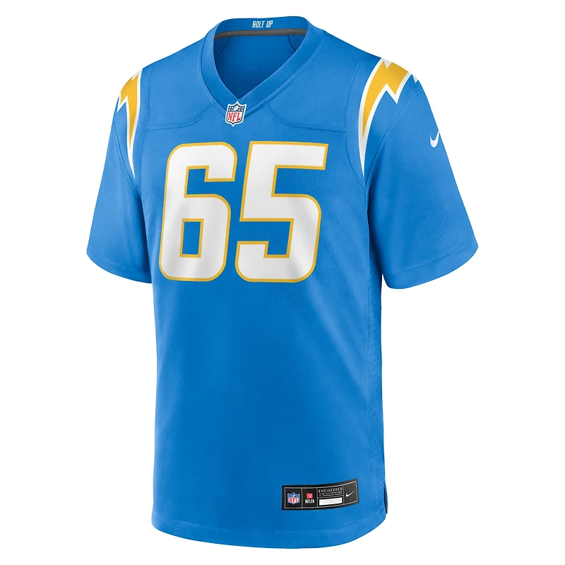 Maillot Nike Michael Dunn bleu poudre pour homme des Los Angeles Chargers