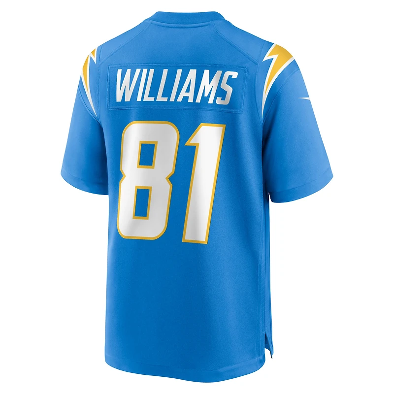 Men's Nike Mike Williams  Powder Blue Los Angeles Chargers Team Game Jersey