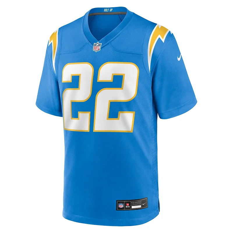 Men's Nike Najee Harris Powder Blue Los Angeles Chargers Game Player Jersey