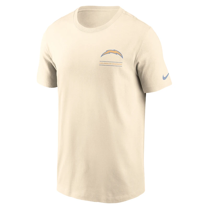 T-shirt Nike Freestyle Essential naturel pour homme, Los Angeles Chargers