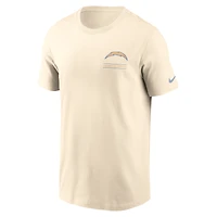 T-shirt Nike Freestyle Essential naturel pour homme, Los Angeles Chargers