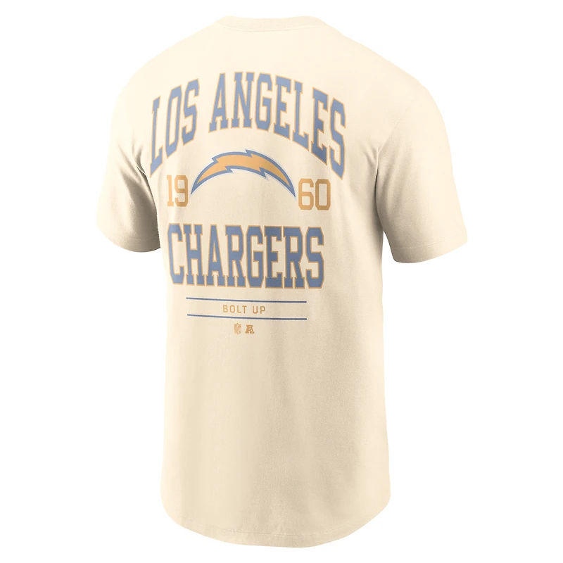 Men's Nike Natural Los Angeles Chargers Freestyle Essential T-Shirt