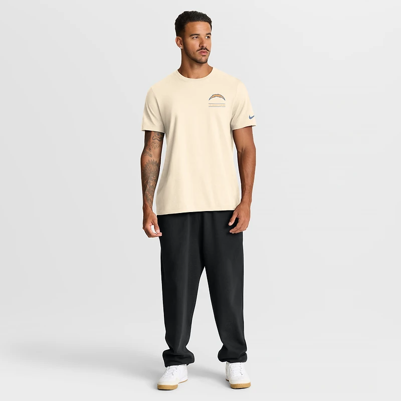 Men's Nike Natural Los Angeles Chargers Freestyle Essential T-Shirt