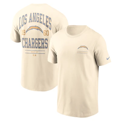 Men's Nike Natural Los Angeles Chargers Freestyle Essential T-Shirt