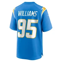 Men's Nike Nicholas Williams  Powder Blue Los Angeles Chargers Team Game Jersey
