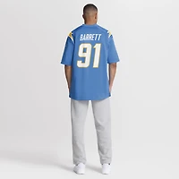 Men's Nike Nick Barrett Powder Blue Los Angeles Chargers Team Game Jersey