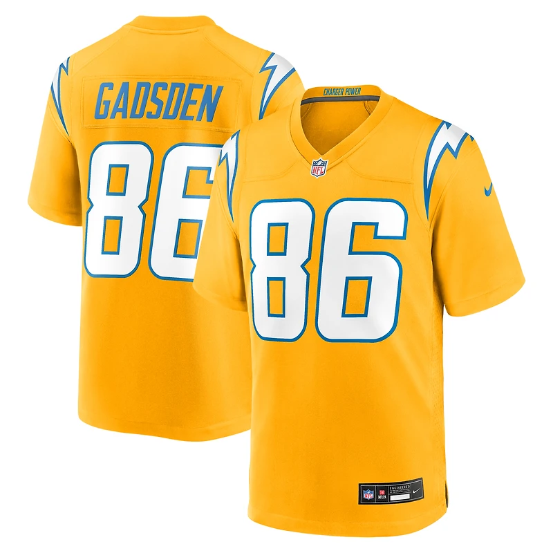 Men's Nike Oronde Gadsden  Powder Blue Los Angeles Chargers Team Game Jersey
