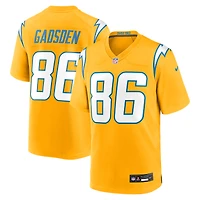 Men's Nike Oronde Gadsden  Powder Blue Los Angeles Chargers Team Game Jersey