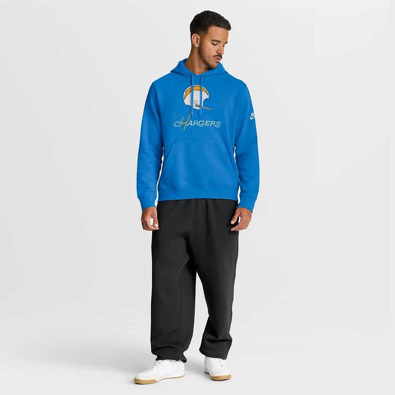 Sweat à capuche Nike bleu poudre Los Angeles Chargers Best Season Rewind Club pour homme