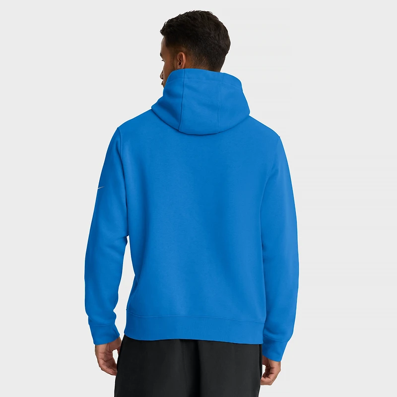 Men's Nike Powder Blue Los Angeles Chargers Busted Play Club Fleece Pullover Hoodie