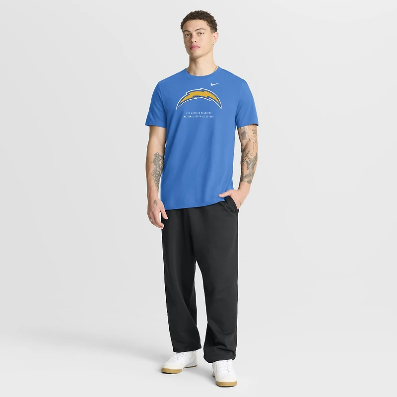 T-shirt essentiel Nike bleu poudré Los Angeles Chargers pour homme