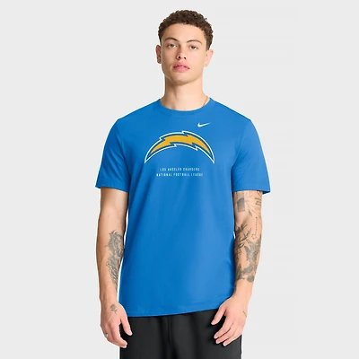 T-shirt essentiel Nike bleu poudré Los Angeles Chargers pour homme