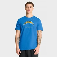 T-shirt essentiel Nike bleu poudré Los Angeles Chargers pour homme