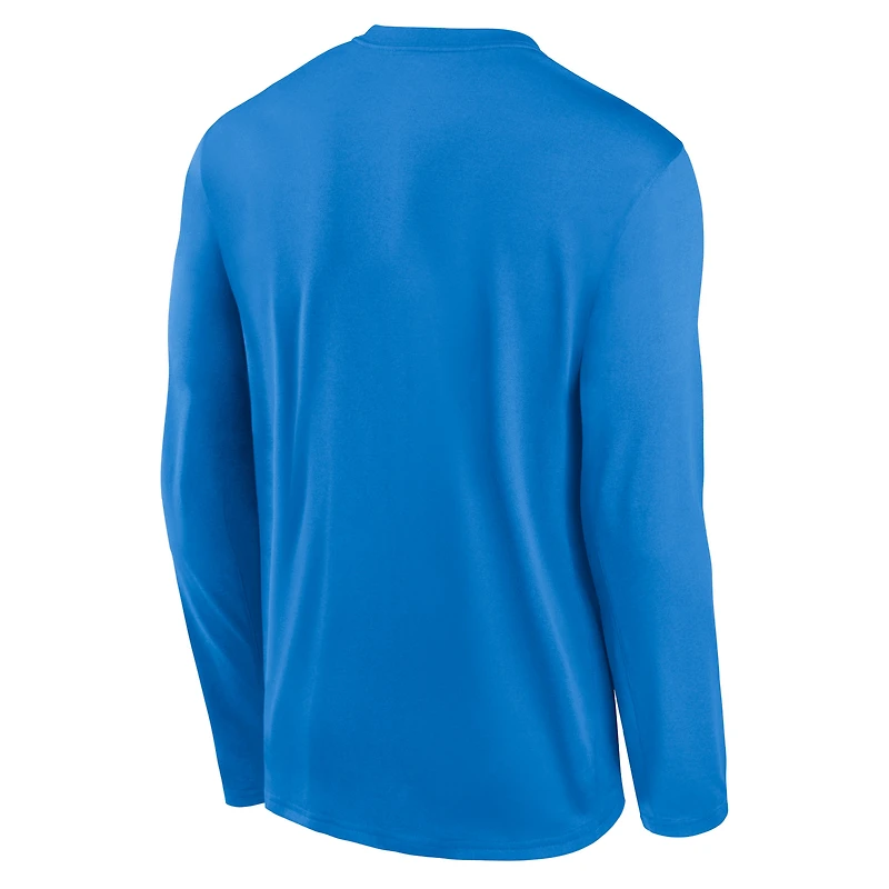 Men's Nike Powder Blue Los Angeles Chargers Icon Legend Performance Long Sleeve T-Shirt