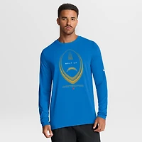 T-shirt à manches longues Nike Legend Icon Dri-FIT bleu poudre pour homme des Los Angeles Chargers