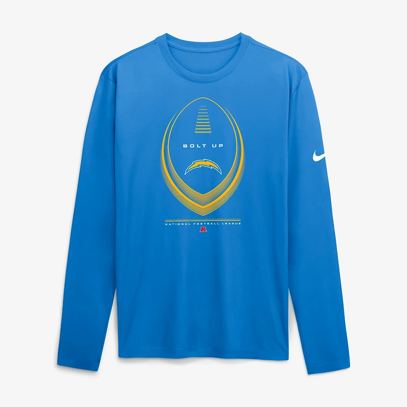 Men's Nike Powder Blue Los Angeles Chargers Legend Icon Dri-FIT Long Sleeve T-Shirt