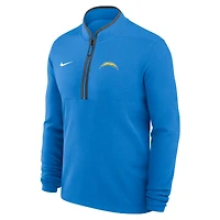 Men's Nike Powder Blue Los Angeles Chargers Lightweight Victory Dri-FIT Half-Zip Pullover