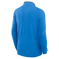 Men's Nike Powder Blue Los Angeles Chargers Lightweight Victory Dri-FIT Half-Zip Pullover